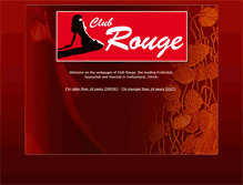Tablet Screenshot of club-rouge.ch